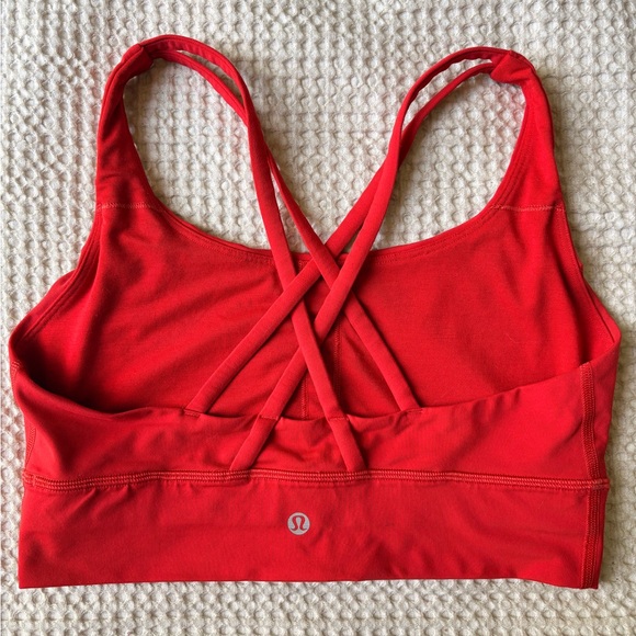 Lululemon Athletica Bold Red Sports Bra - Picture 2 of 2